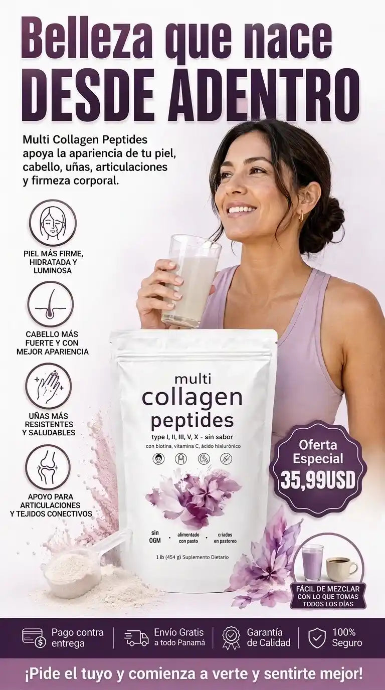 Colágeno Multi Peptides Belleza 5 en 1