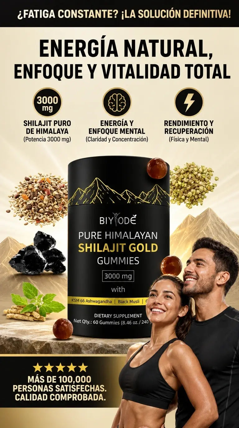Himalayan Shilajit Gummies – Energía y Vitalidad Natural