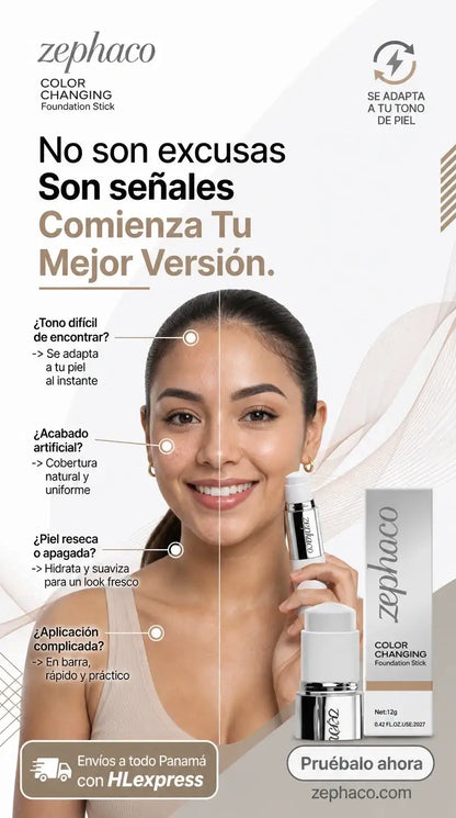 BASE DE MAQUILLAJE COREANA HIDRATANTE DOS PUNTAS