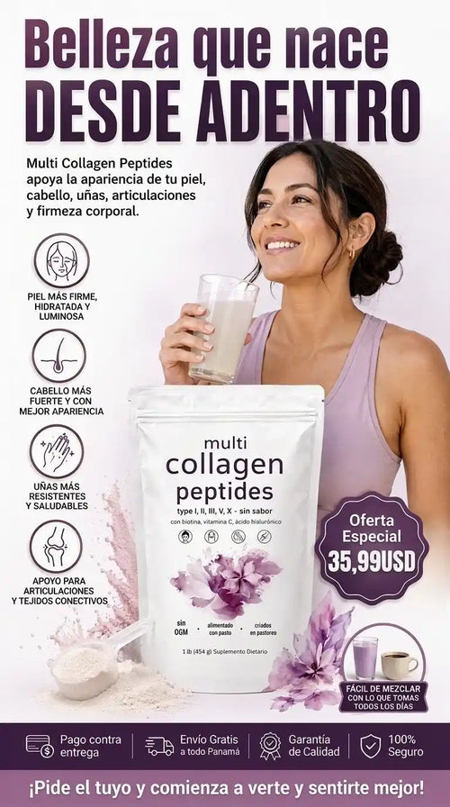 Colágeno Multi Peptides Belleza 5 en 1