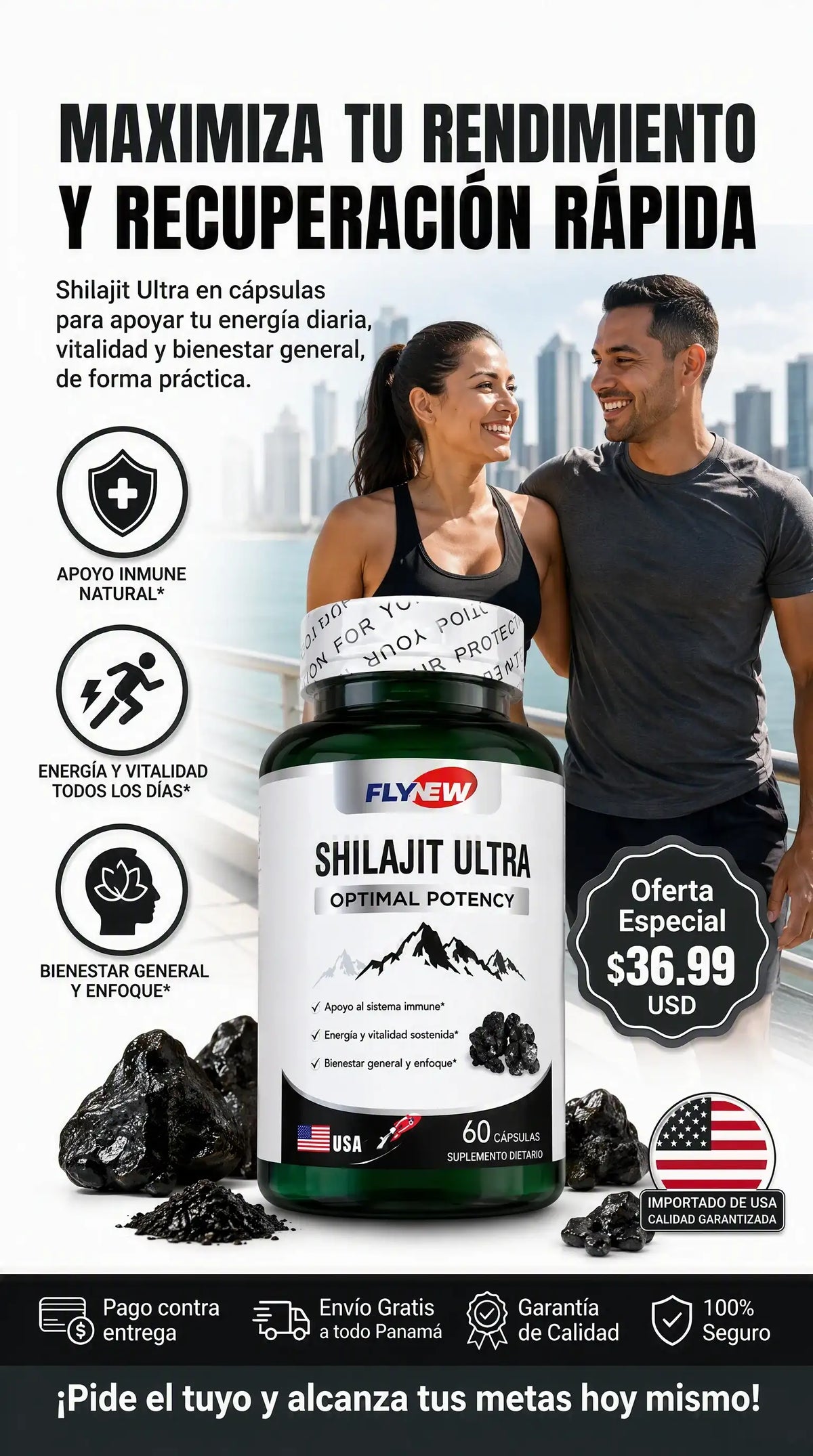 Energía natural y vitalidad para rendir mejor en tu día.